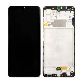 Pantalla Samsung Galaxy A32 4G A325 completa con marco Negra