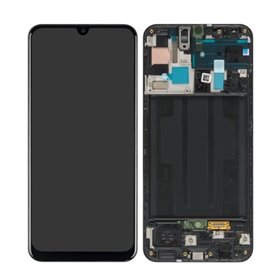 Pantalla Samsung Galaxy A50 A505 completa con marco Negra