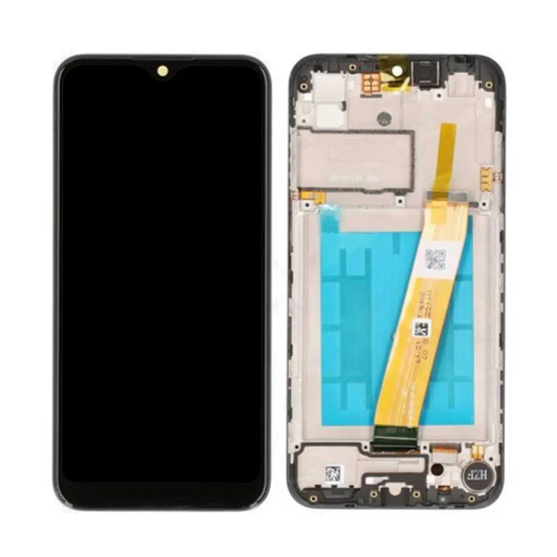 Pantalla Samsung Galaxy A01 A015F completa con marco Negra