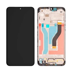 Pantalla Samsung Galaxy A10s A107M OLED con marco Negra