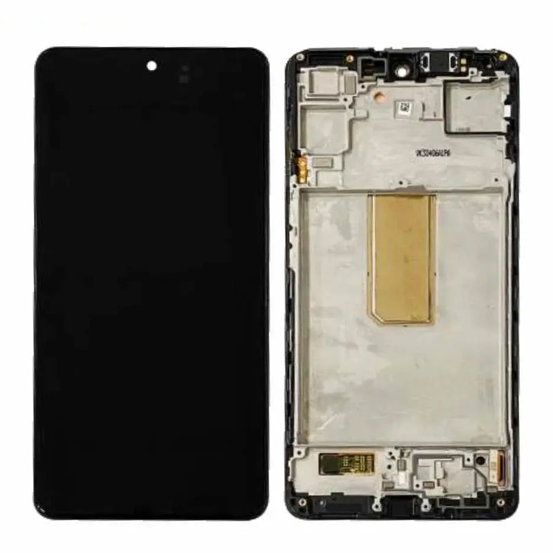 Pantalla Samsung Galaxy M54 5G M546 OLED negra con marco