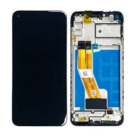 Pantalla Samsung Galaxy M11 5G M115 completa Negra con marco