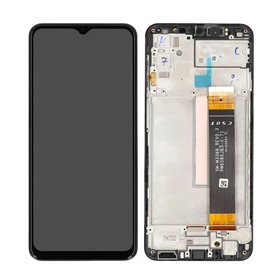 Pantalla Samsung Galaxy M23 M236 completa negra con marco