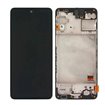 Pantalla Samsung Galaxy M31s M137 completa negra con marco