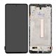 Pantalla Samsung Galaxy M53 5G M536 completa negra con marco 