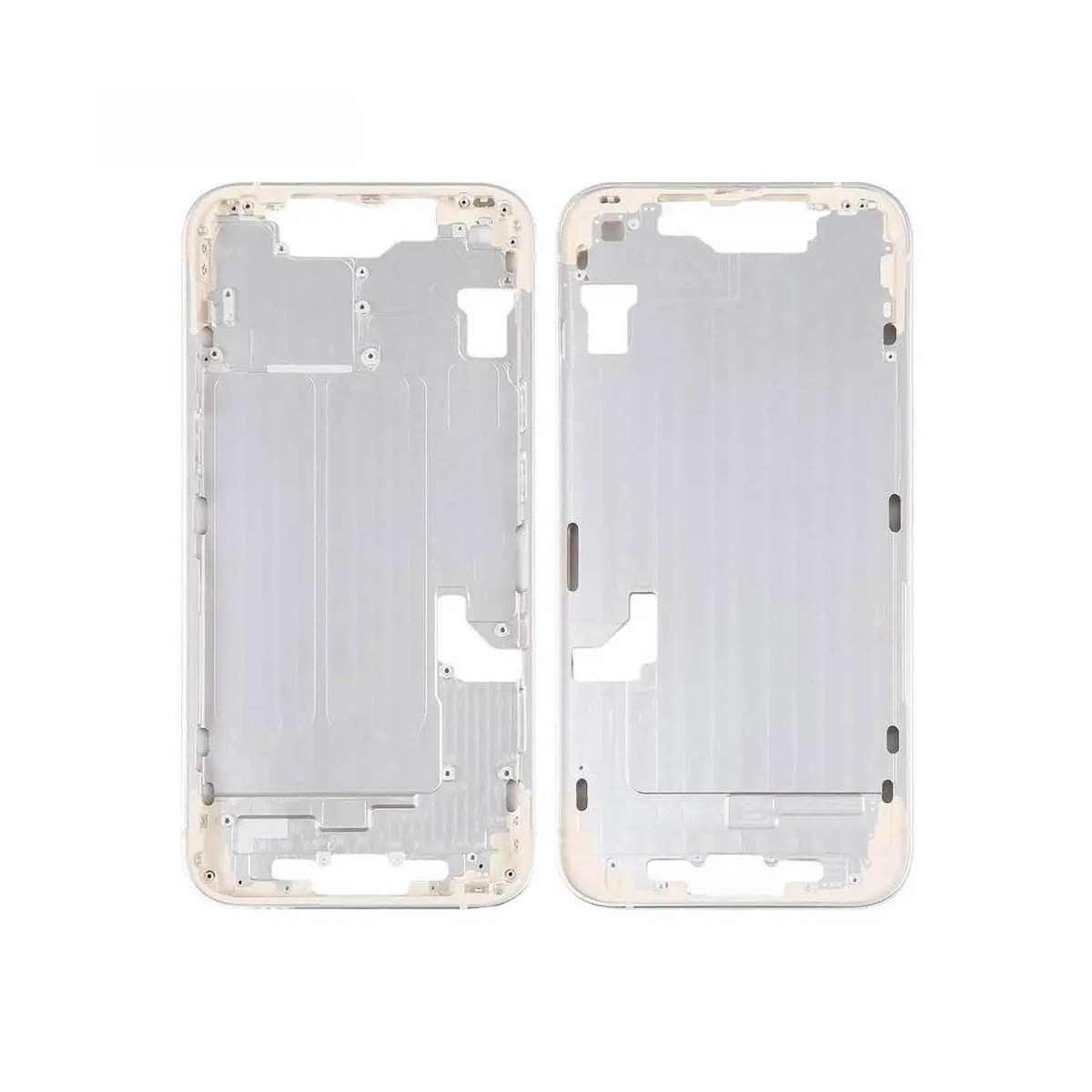 Chasis iPhone 14 con tapa trasera (sin componentes) Blanco