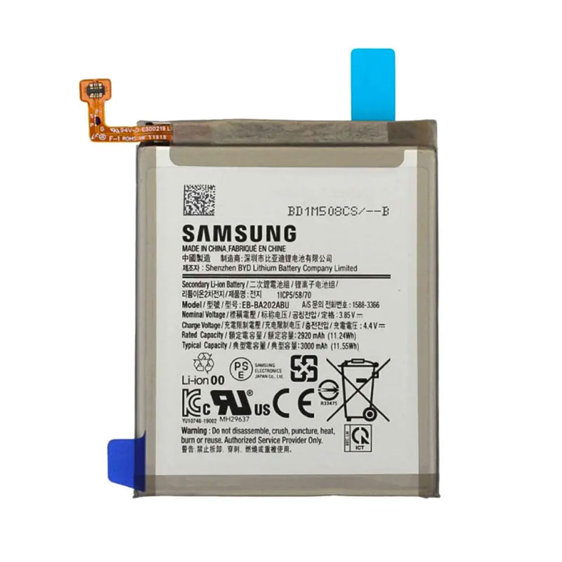 Bateria original EB-BA202ABU Samsung Galaxy A20e A202 Service Pack 