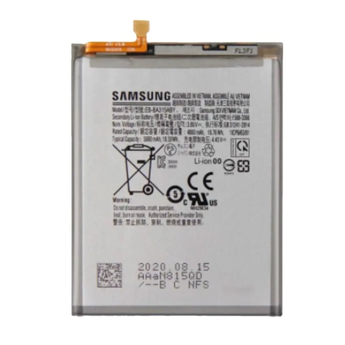 Bateria original EB-BA315ABY Samsung Galaxy A31 A315/ Galaxy A32 4G A325/ Galaxy A22 4G A225 Service Pack 