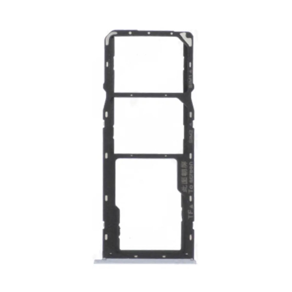 Bandeja Dual SIM Micro SD Realme 7i (RMX2103) Plata