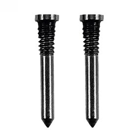 Set tornillos Tapa trasera iPhone 16/ Plus/ Pro/ Pro Max (2) Negro Titanio