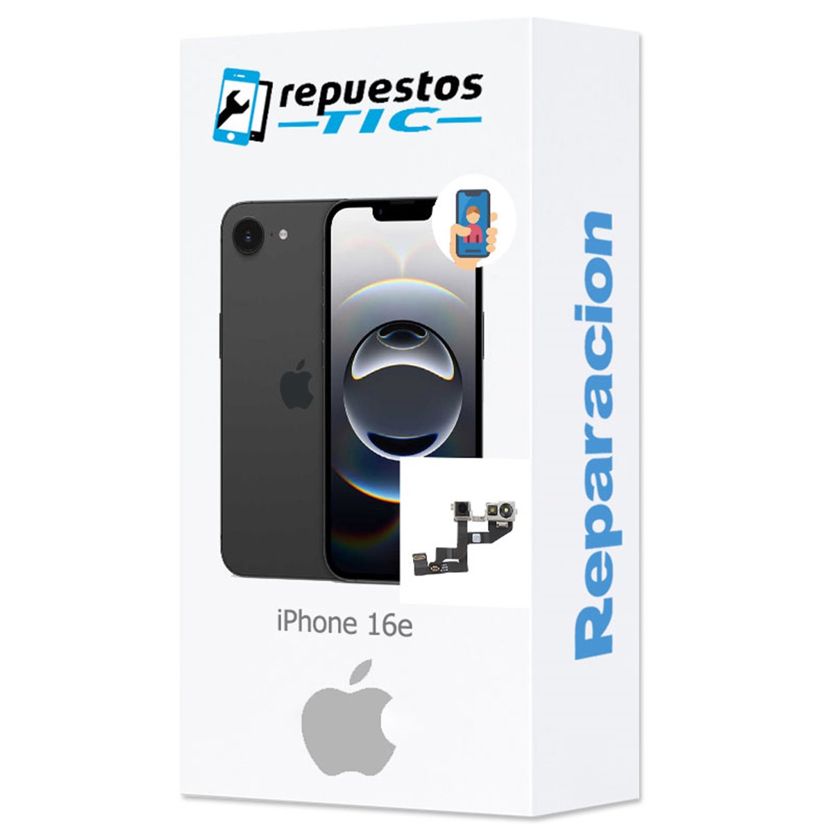 Cambio Camara frontal iPhone 16e (original desmontaje)
