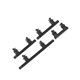 Set botones laterales iPhone 16e Negro