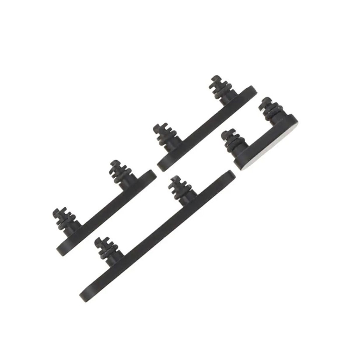 Set botones laterales iPhone 16e Negro