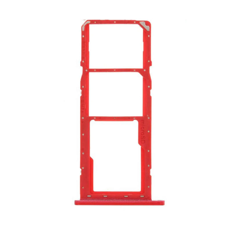 Bandeja Dual SIM Micro SD Samsung Galaxy A01 A015F Rojo