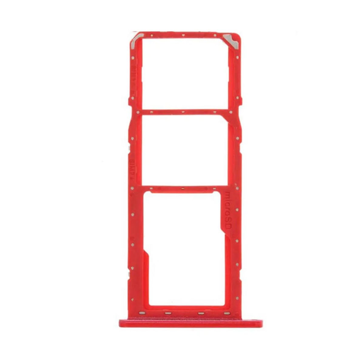 Bandeja Dual SIM Micro SD Samsung Galaxy A01 A015F Rojo