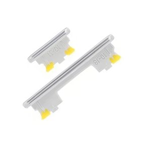 Set botones laterales Samsung Galaxy A54 5G A546 Blanco