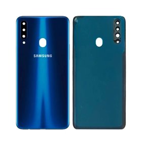 Tapa trasera original Samsung Galaxy A20s A207 Azul