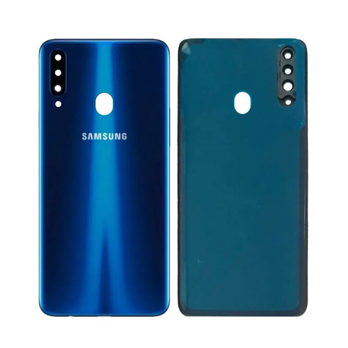 Tapa trasera original Samsung Galaxy A20s A207 Azul