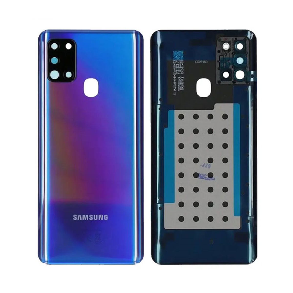 Tapa trasera original Samsung Galaxy A21s A217 Azul Prisma