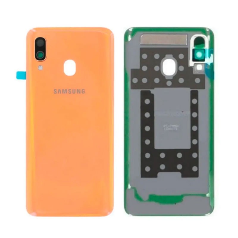 Tapa trasera original Samsung Galaxy A40 A405 Coral