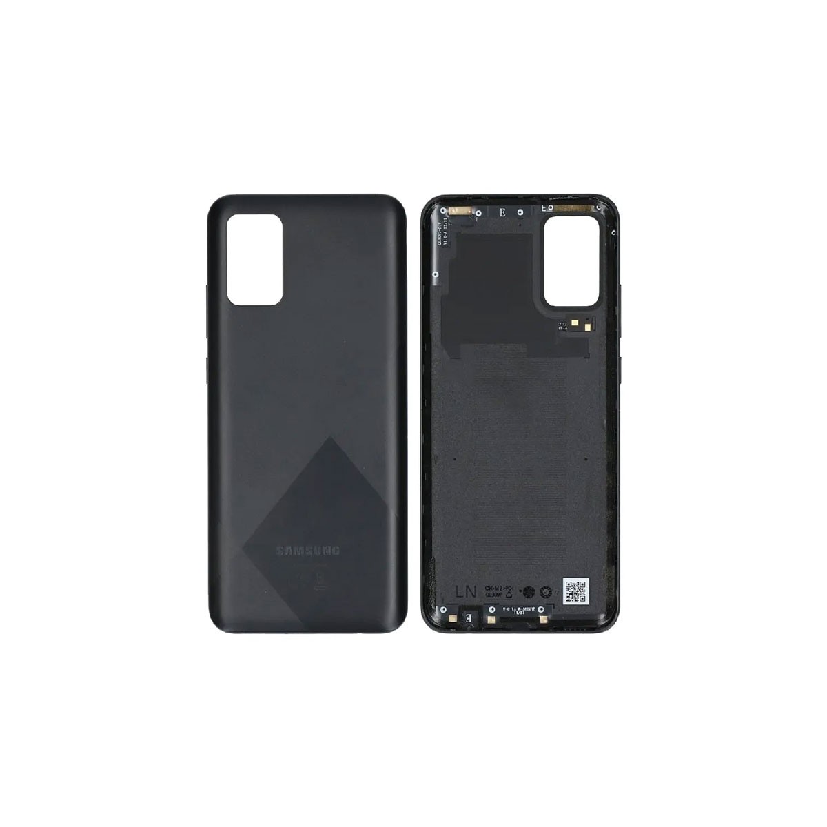 Tapa trasera Samsung Galaxy A02s A025 Negra (version EU)
