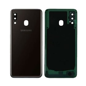 Tapa trasera Samsung Galaxy A20 A205 Negro