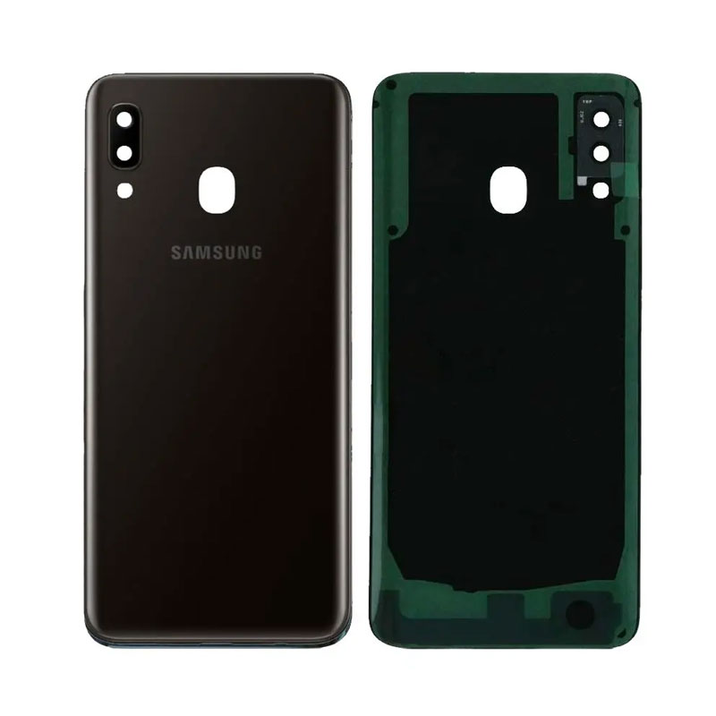 Tapa trasera Samsung Galaxy A20 A205 Negro
