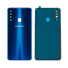 Tapa trasera Samsung Galaxy A20s A207 Azul