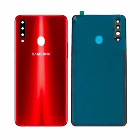 Tapa trasera Samsung Galaxy A20s A207 Rojo