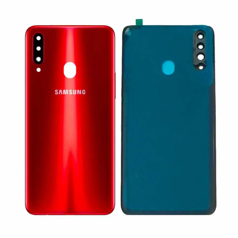 Tapa trasera Samsung Galaxy A20s A207 Rojo