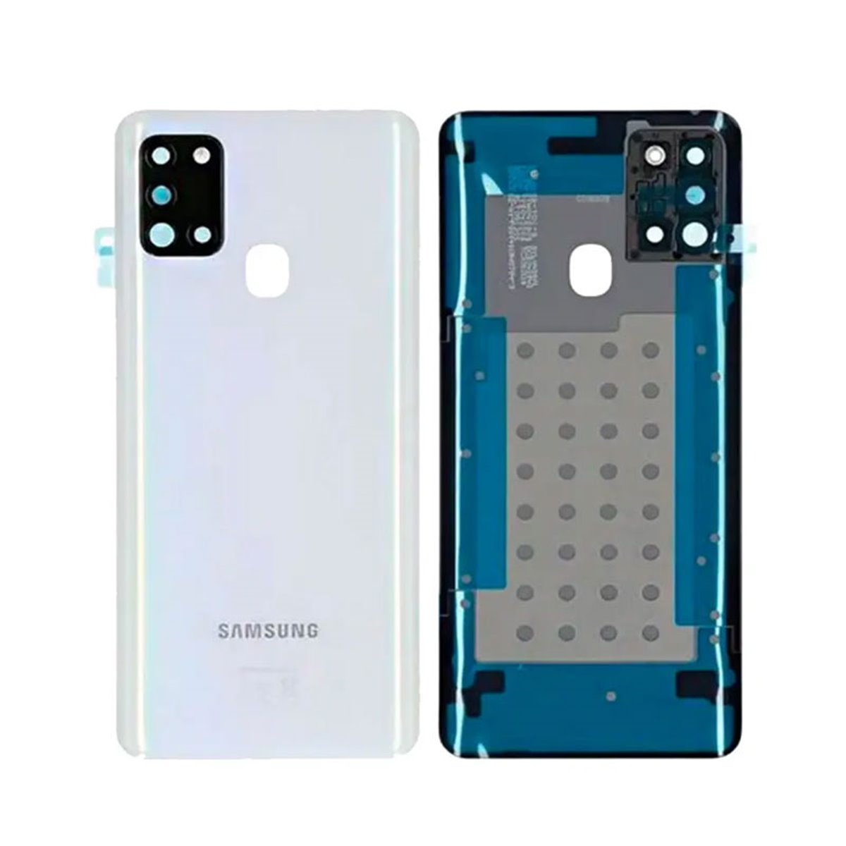 Tapa trasera Samsung Galaxy A21s A217 Blanca