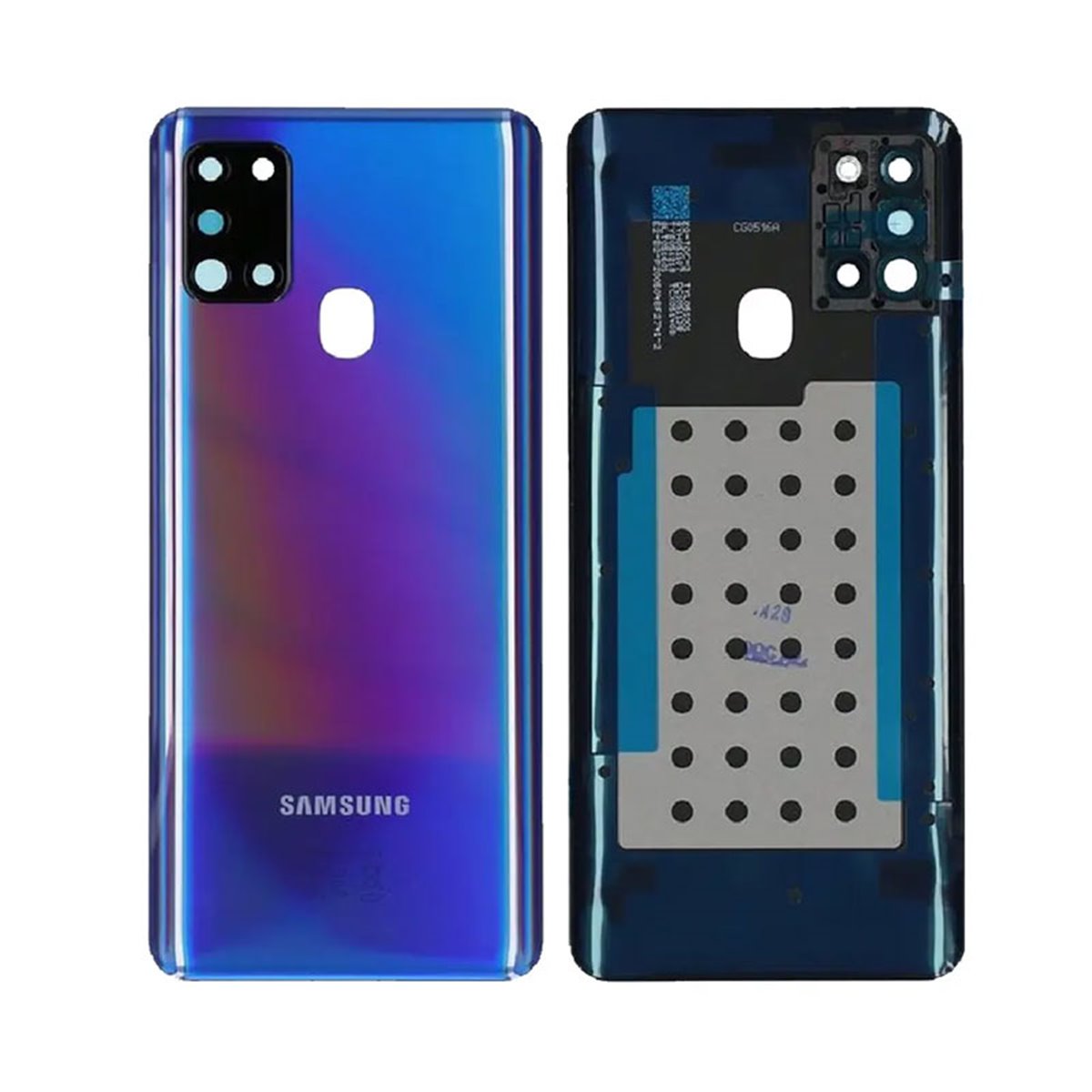 Tapa trasera Samsung Galaxy A21s A217 Azul