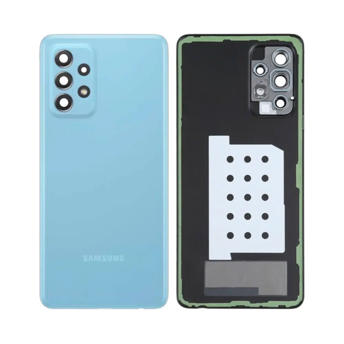 Tapa trasera Samsung Galaxy A52 4G A525/ 5G A526B (con lente) Azul