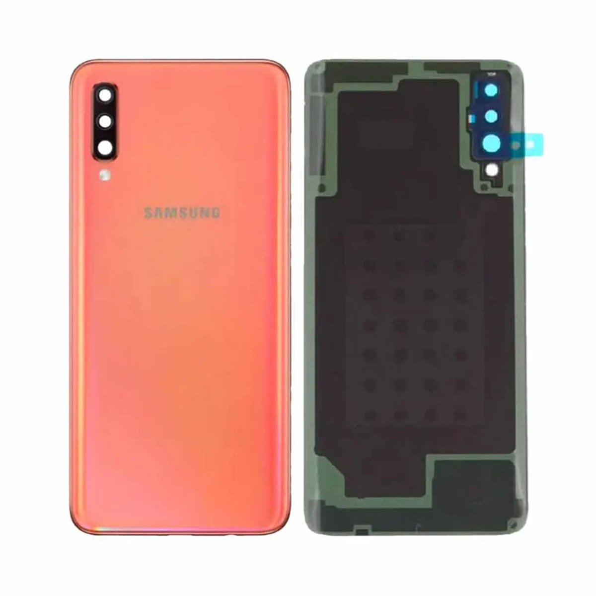 Tapa trasera Samsung Galaxy A70 A705 (con lente) Coral