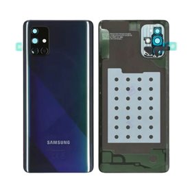Tapa trasera Samsung Galaxy A71 A715 (con lente) Negra