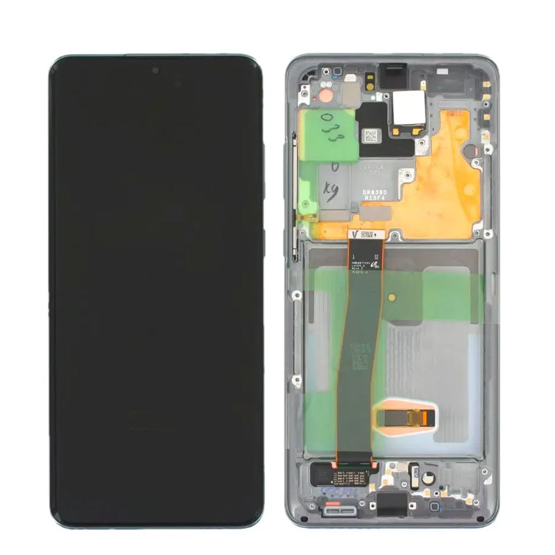 Pantalla con marco Samsung Galaxy S20 Ultra 5G SM-G988B OLED Gris 