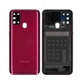 Tapa trasera original Samsung Galaxy M31 M315 Roja