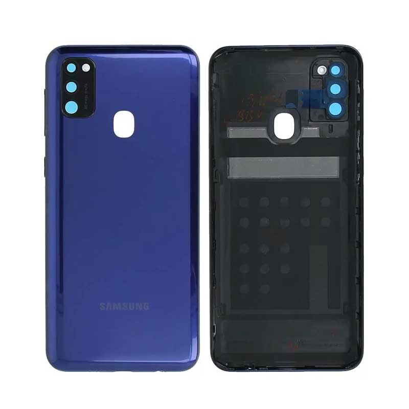 Tapa trasera original Samsung Galaxy M21 M215 Azul