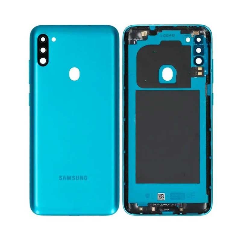 Tapa trasera original Samsung Galaxy M11 5G M115 Azul