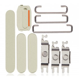 Set botones laterales iPhone 15 iPhone 15 Plus Amarillo