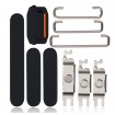 Set botones laterales iPhone 15 iPhone 15 Plus Negro