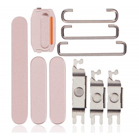 Set botones laterales iPhone 15 iPhone 15 Plus Rosa