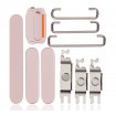 Set botones laterales iPhone 15 iPhone 15 Plus Rosa
