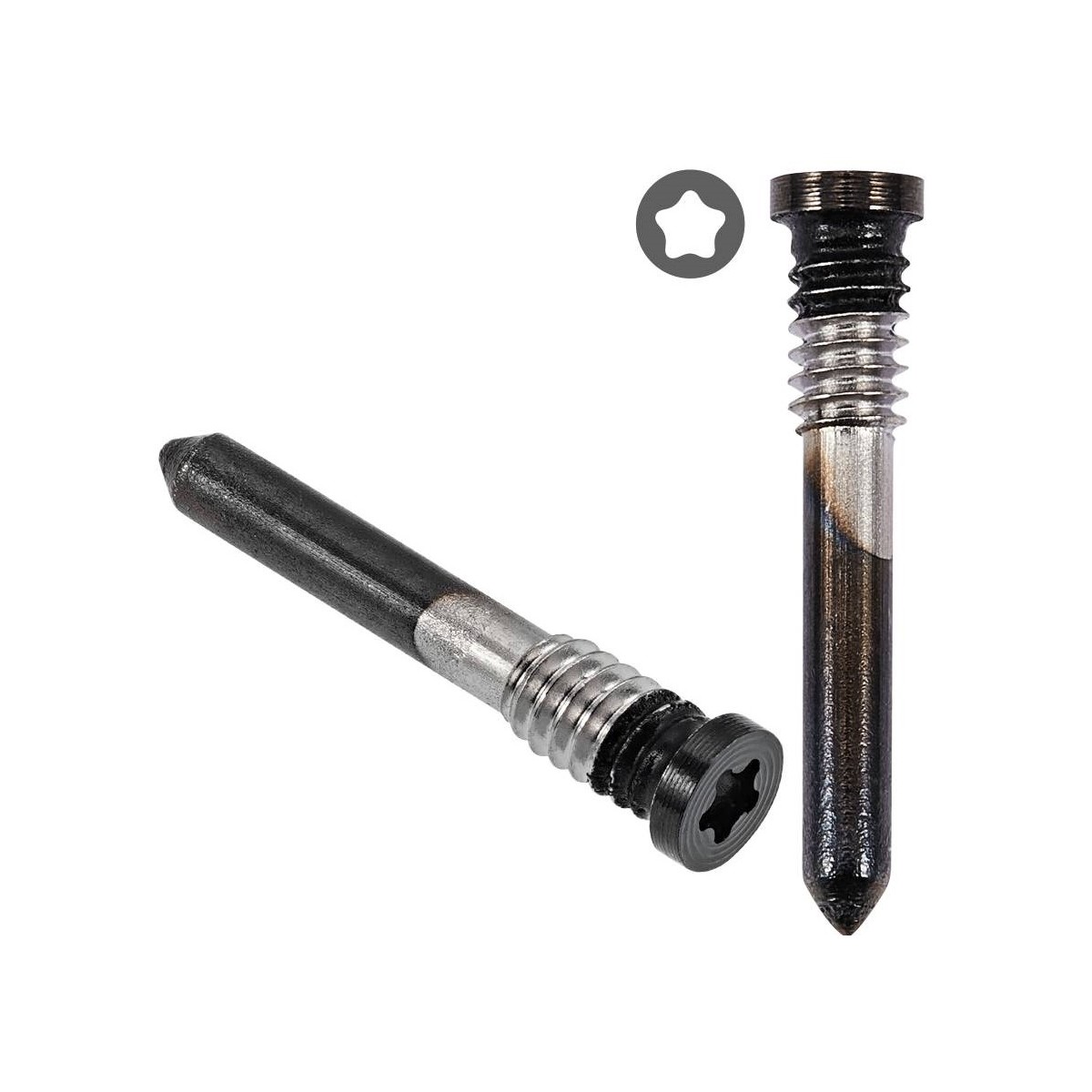 Tornillos de Chasis iPhone 15  iPhone 15 Plus 15 Pro  15 Pro Max negro titanio