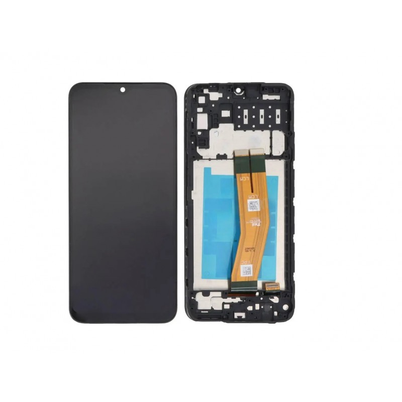 Pantalla Samsung Galaxy A14 4G A145F completa con marco Negra