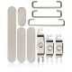Set botones laterales iPhone 15 Pro iPhone 15 Pro Max Blanco Titanio
