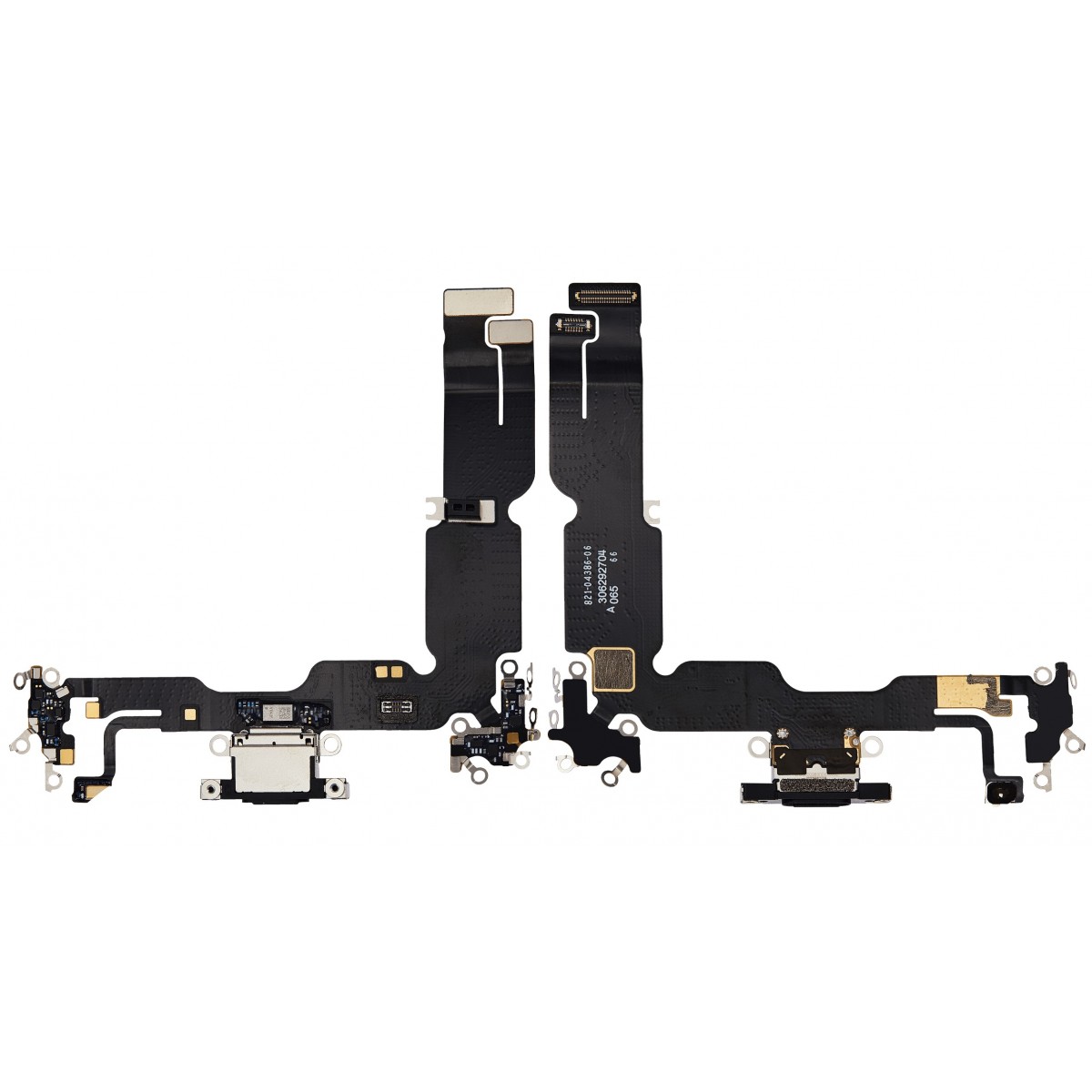 Flex conector de carga y micro iPhone 15 Plus Negro Premium