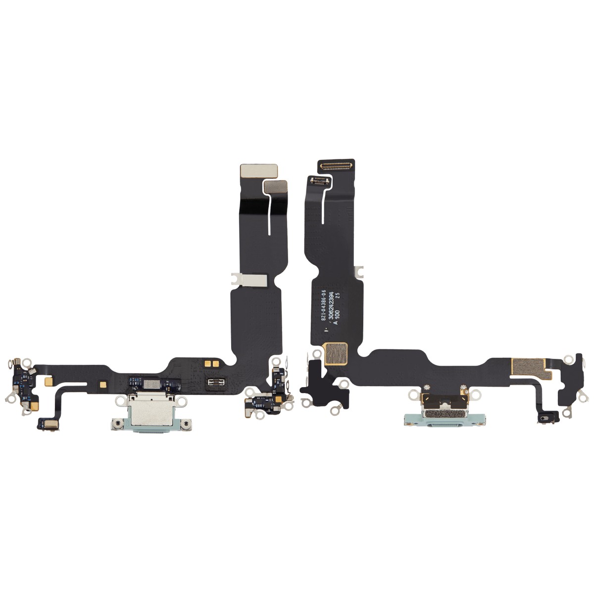 Flex conector de carga y micro iPhone 15 Plus Verde Premium