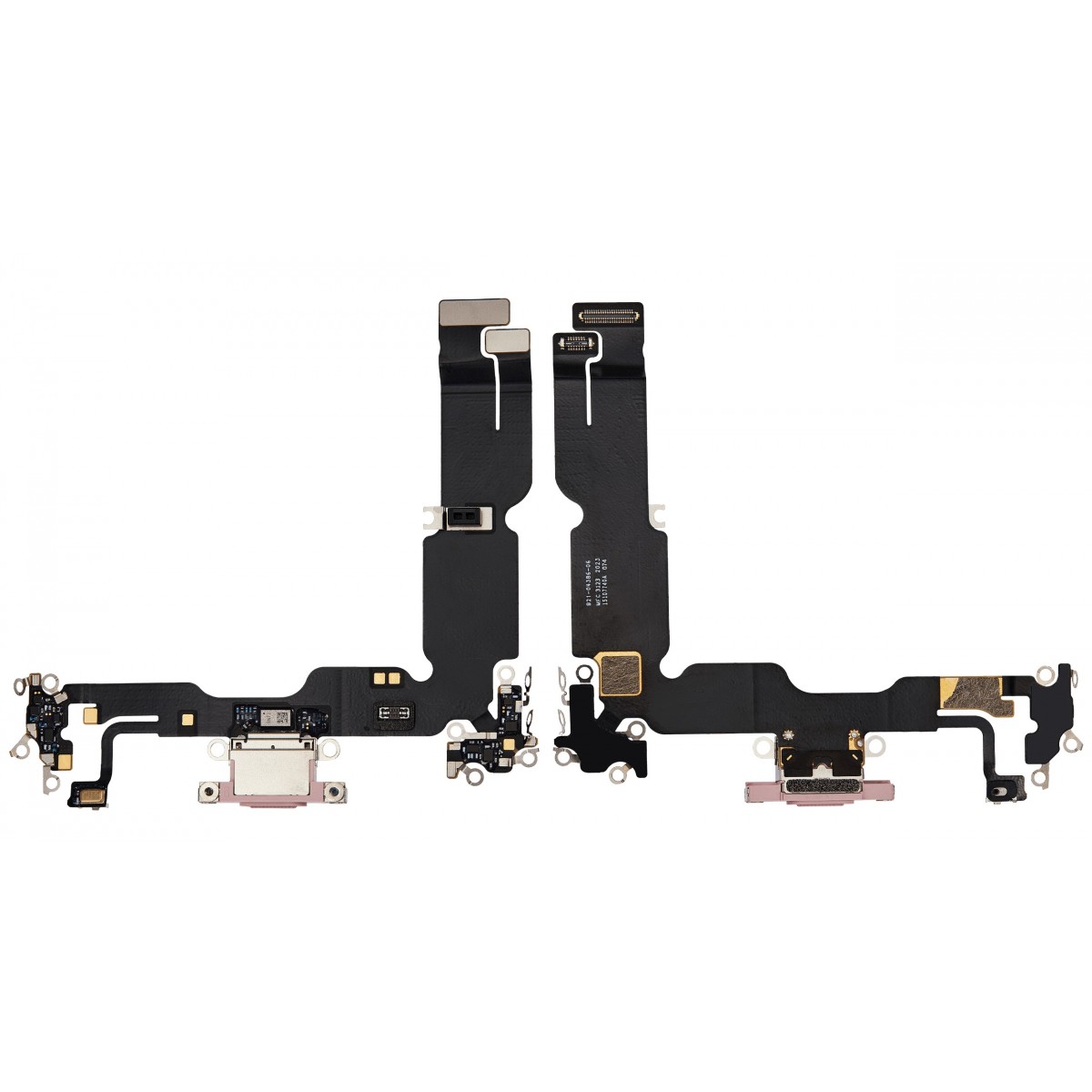 Flex conector de carga y micro iPhone 15 Plus Rosa Premium