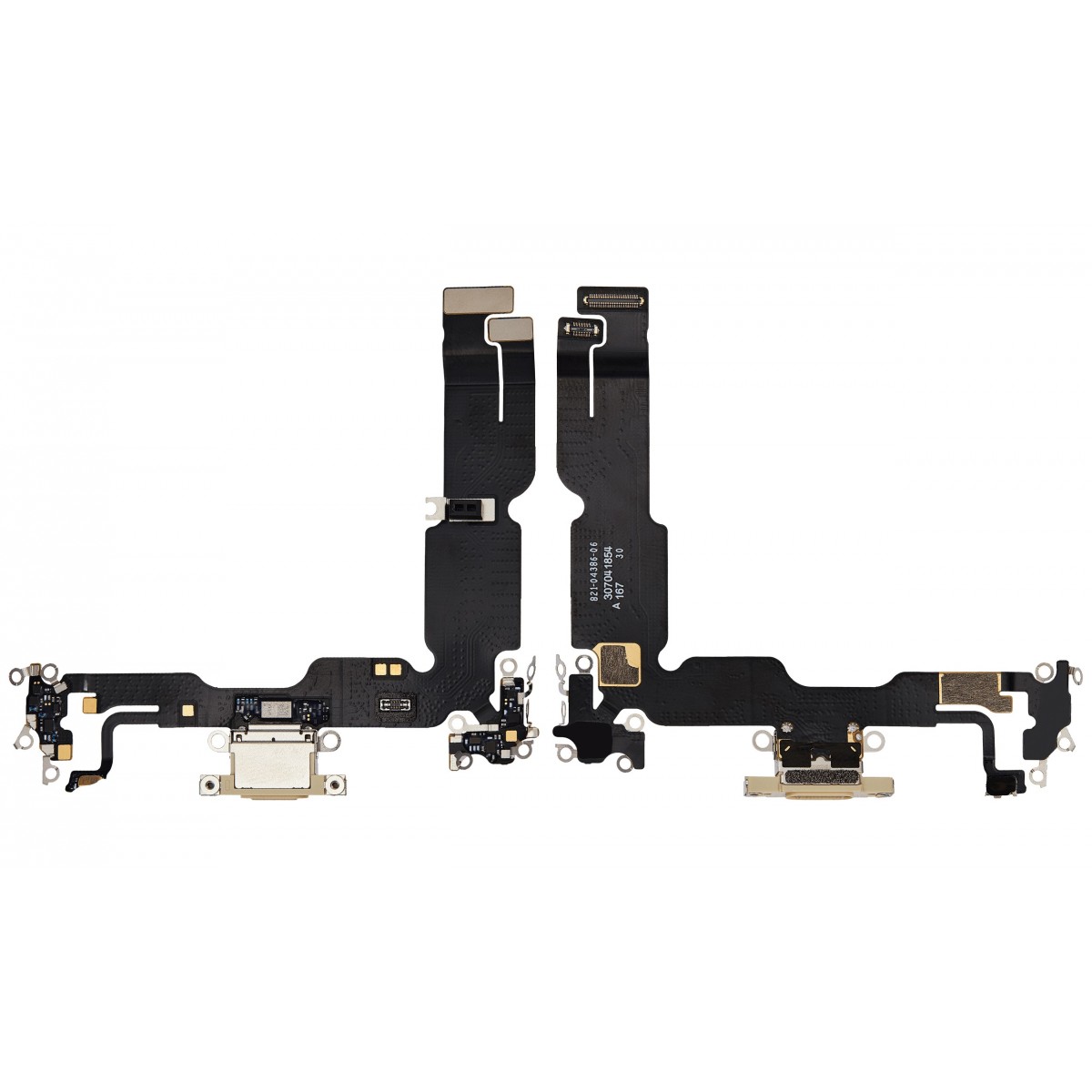 Flex conector de carga y micro iPhone 15 Plus Amarillo Premium